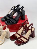 کفش زنانه مجلسی برند بایلی کوکو مدل یراق ysl رنگ بندی