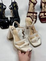 کفش زنانه مجلسی برند بایلی کوکو مدل یراق ysl رنگ بندی