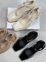 کفش زنانه مجلسی پاشنه 10 سانت برند یونای مدل کاپ دار بسته2 رنگ بندی