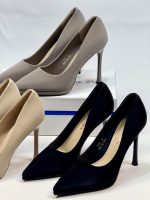 کفش زنانه مجلسی پاشنه 10 سانت یونای مدل ساده 4 رنگ بندی