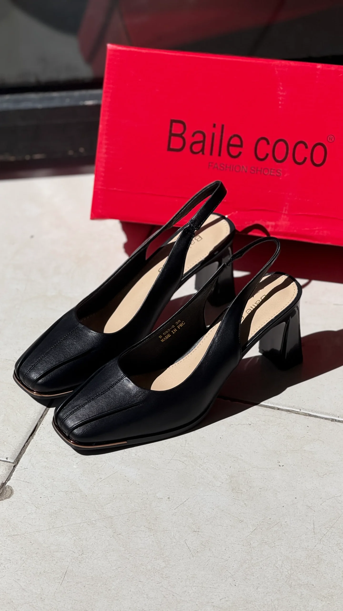 bailey-coco-7cm-open-back-heel-shoes-square-shape-gold-cup552-3 (1) پاشنه 552_3 Baile - تصویر 1