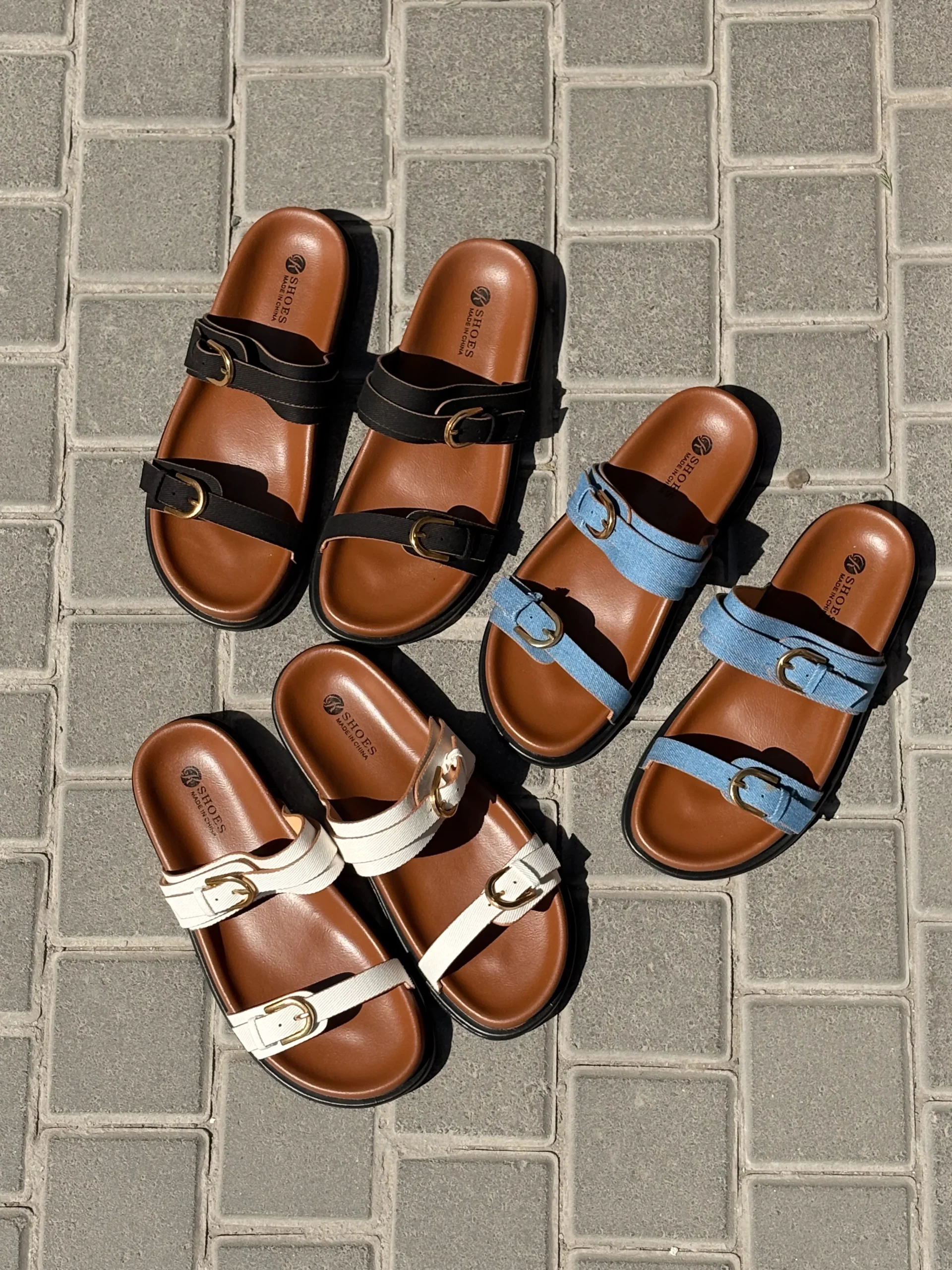 denim-double-strap-sandals-10-1128 (3) صندل دوسگک جین 10-1128 - تصویر 1