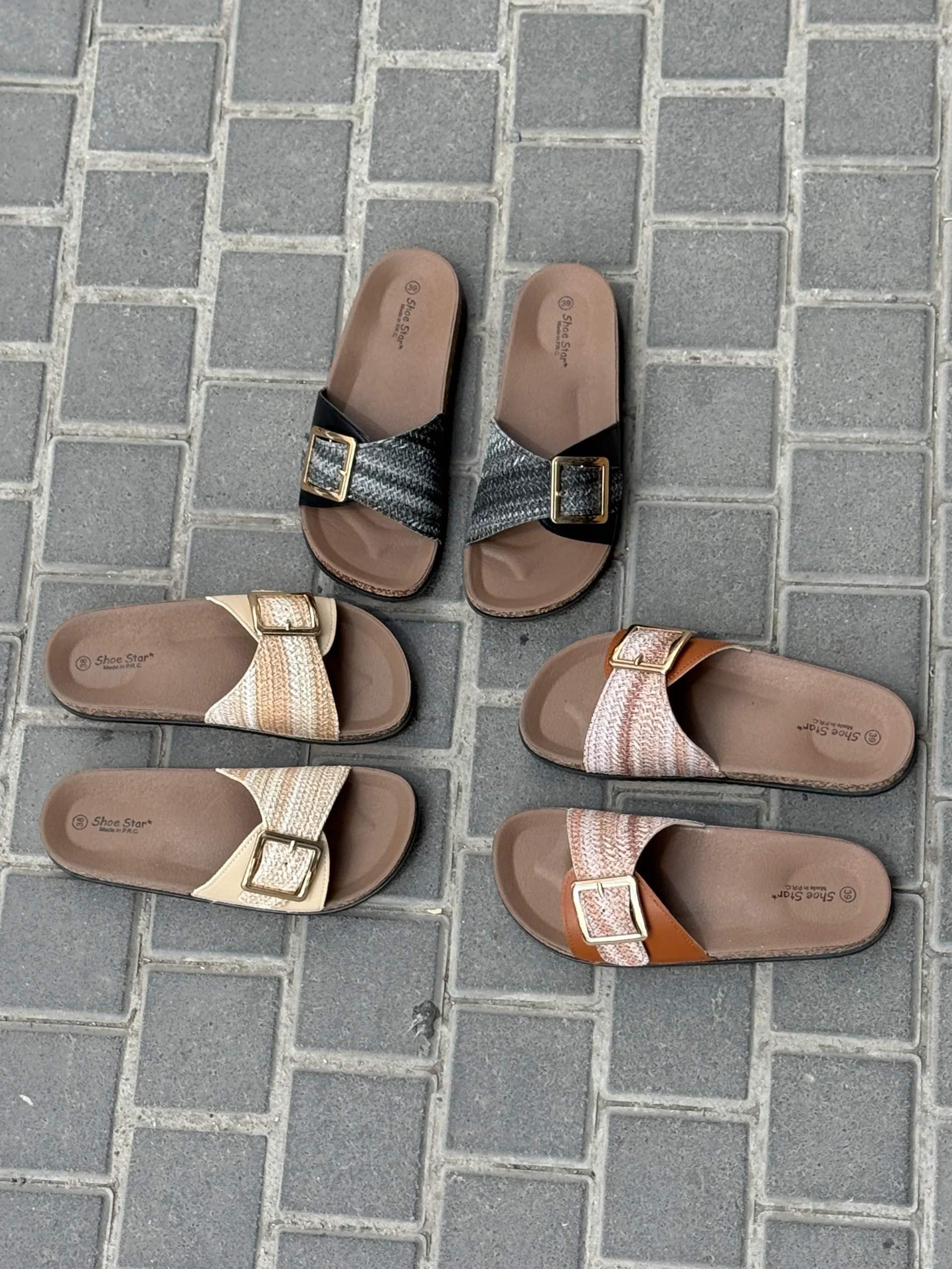 imported-sandals-single-buckle-code2-3050 (9) صندل وارداتی تک سگک 3050-2 - تصویر 1