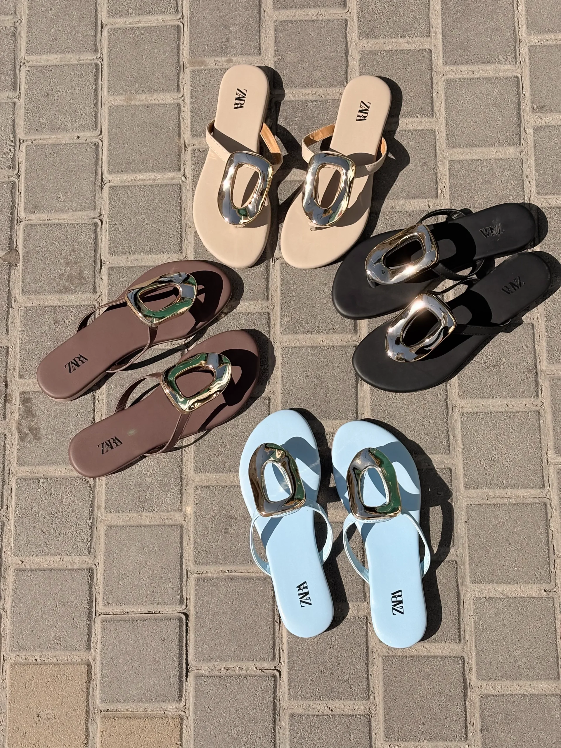 zara-flip-flop-sandals-code206 (8) صندل انگشتی Zara206 - تصویر 1