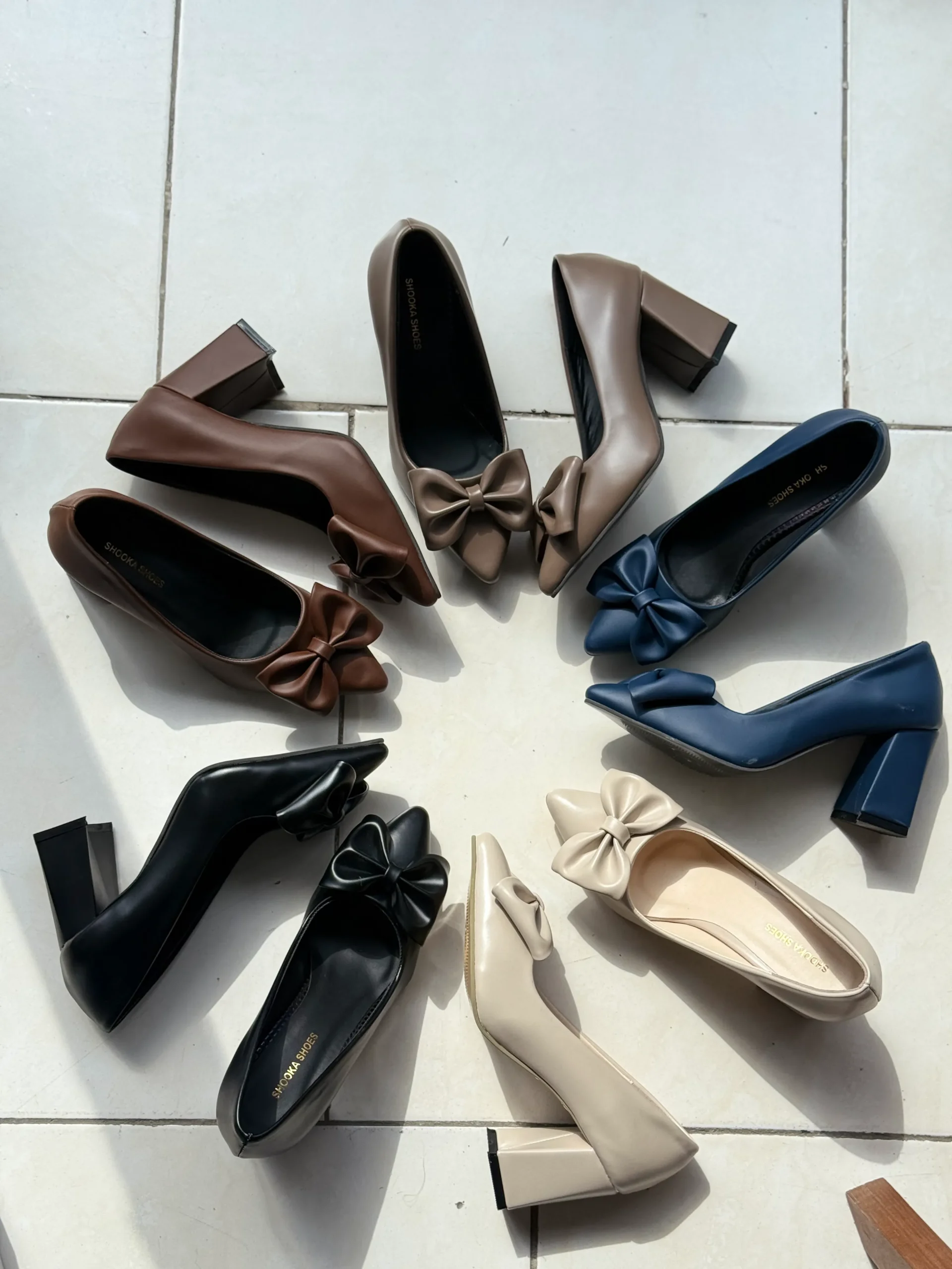 code-5018-lodoshka-bow-detail-heels-7cm (1) لودوشکا پاپیونی 5018 - تصویر 1