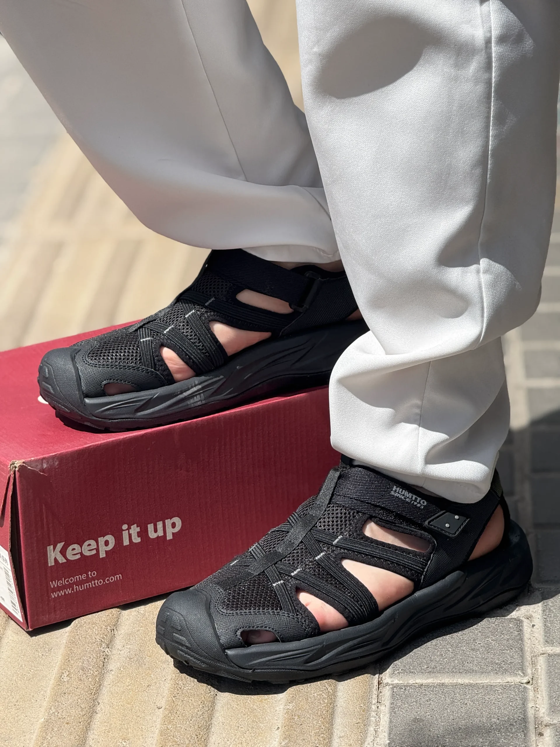 code-740977a-1-sneaker-style-sandals (7) کتونی تابستانی مردانه HUMTTO 740977A-1 - تصویر 1