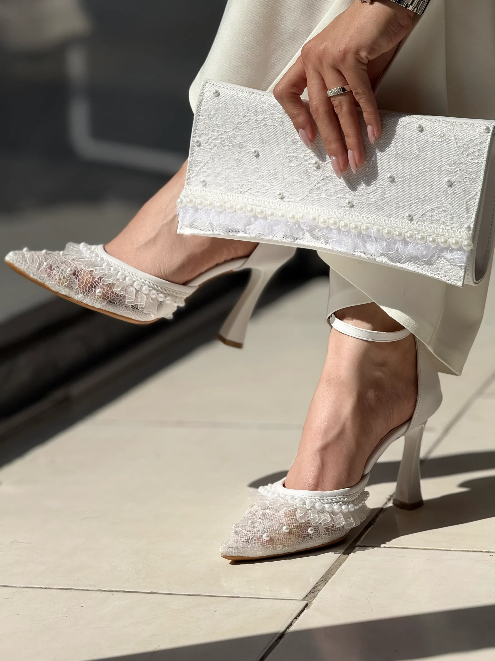 code-575-9cm-heel-bridal-shoes (3) پاشنه 575 نه سانت - تصویر 1